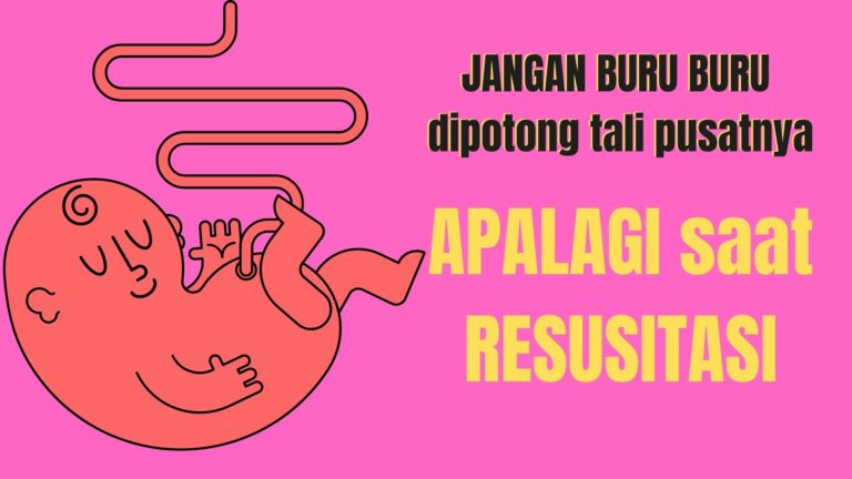 Jangan Potong Tali Penolong Ini! Apalagi Saat Resusitasi!