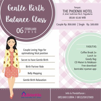 Tinggal 2 hari lagi dan tinggal 3 seat. Ayuk segera daftar.... Mari berdayakan diri #gentlebirth #gentlebirthbalance #class #workshop #pregnancyclass #birthissacral #bidankita #empowering Follow us on @bidankita @prenatalgentleyoga