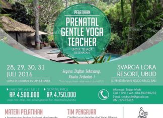 Pelatihan Prenatal Gentle Yoga