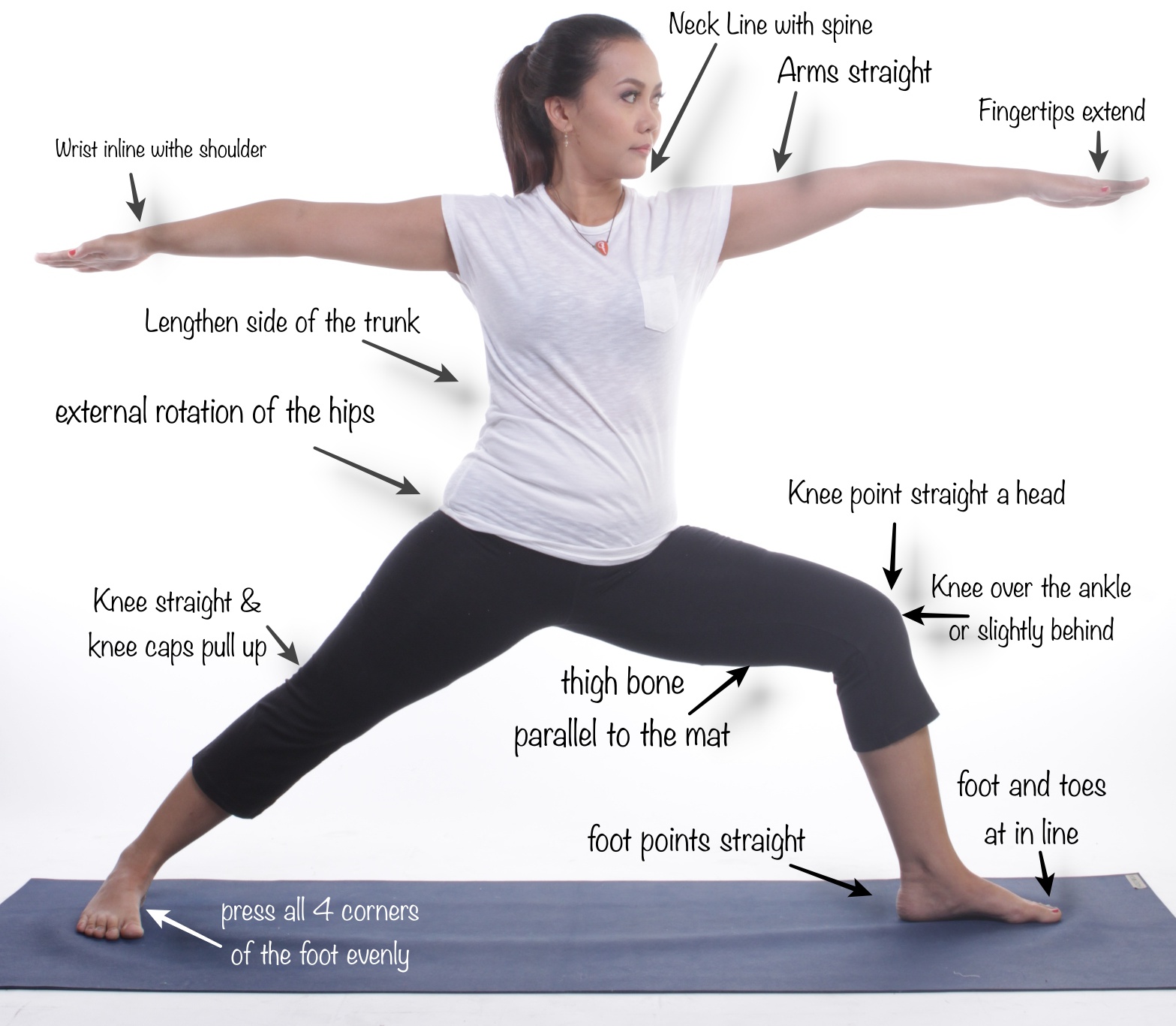 Virabhadrasana 2