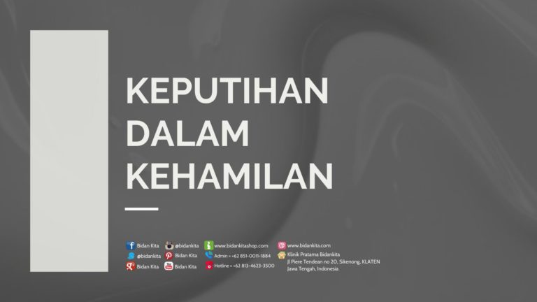 Keputihan dalam Kehamilan