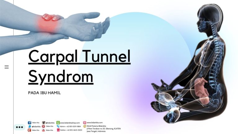 Tangan KEBAS & MATI RASA saat kehamilan (Carpal tunnel syndrome)