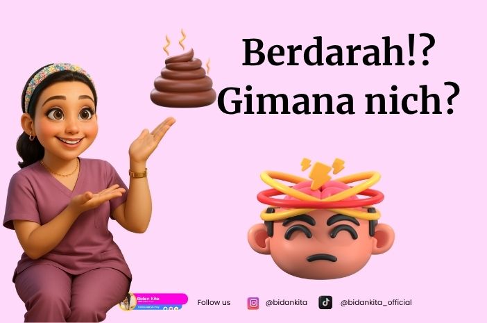 POOP BERDARAH?! ada apa ini?