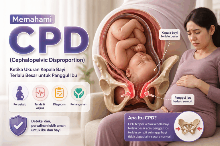 Kepala Bayi Belum Masuk Panggul di 38 Minggu — Harus Sesar?